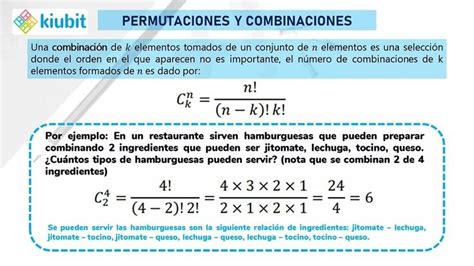 Combinaciones Probabilidad Y Estadistica Matematicas Educacion