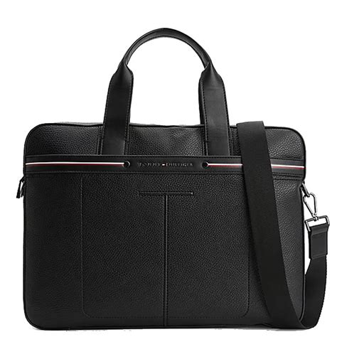 Tommy Hilfiger Th Central Bds Black Computer Bag