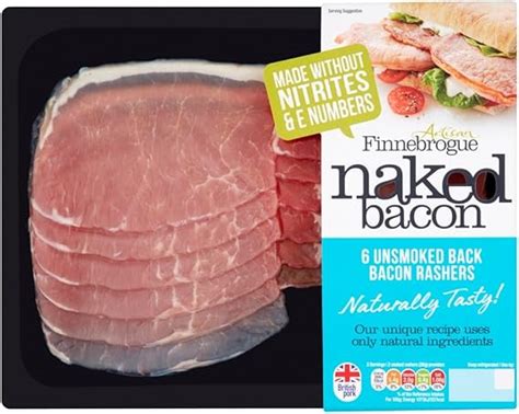 Finnebrogue Unsmoked 6 Naked Back Bacon 200 G Amazon Co Uk Grocery