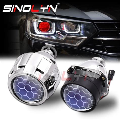 Sinolyn Inch Bi Xenon Projector Lenses For H H Headlights Blue