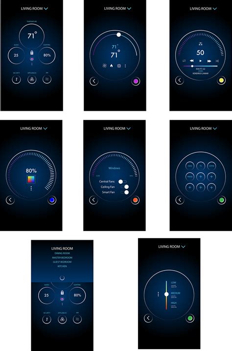 Nest App Redesign Interaction Animation on Behance