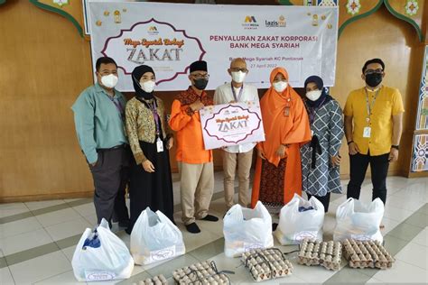 Bank Mega Syariah Salurkan Zakat Maal Ke Lazizmu Antara News