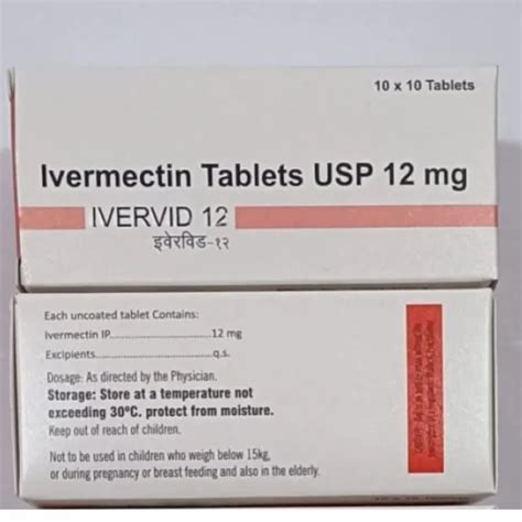 Ivervid Ivermectin Mg Tablet At Rs Strip Ivermectin Tablets