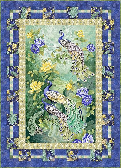 Free Quilt Pattern Feathered Peacock From Pattern 1016 Feathered