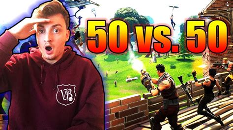 KOMPLETTE ESKALATION In 50 Gegen 50 Fortnite LIVE ViscaBarca YouTube