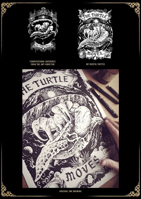 Theoretical Part Discworld The Turtle Moves Tshirt Design