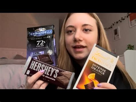 Chocolate Triggers Asmr Tapping Crinkles Scratching Eating