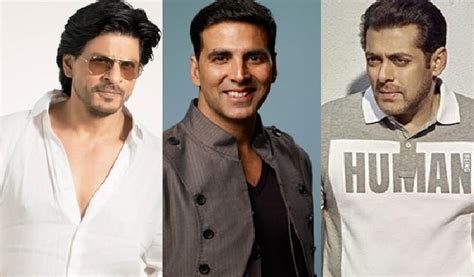 Shah Rukh Khan Salman Khan And Akshay Kumar Make It To Forbes 100