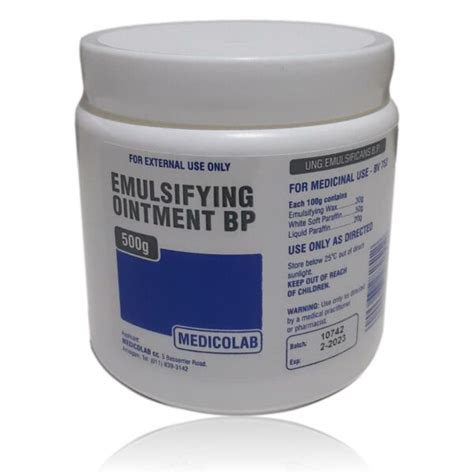 Emulsifying Ointment Bp Medicolab