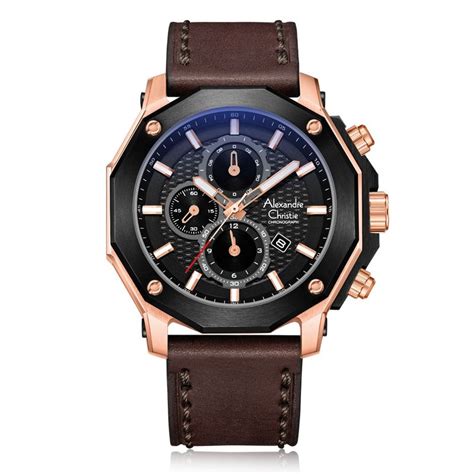 Buy Alexandre Christie Mcl Chronograph For Men Black Online