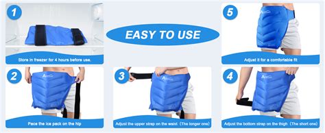 Amazon Atsuwell XL Hip Ice Pack Wrap Gel Cold Pack For Hip Care