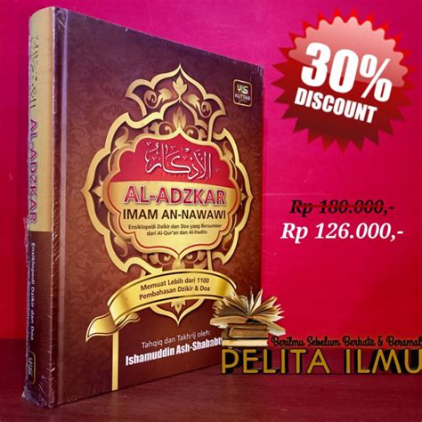 Jual Buku Al Adzkar An Nawawiyyah Ensiklopedi Dzikir Dan Doa Yang