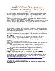 Module Case Study Analysis Week Docx Module Case Study Analysis