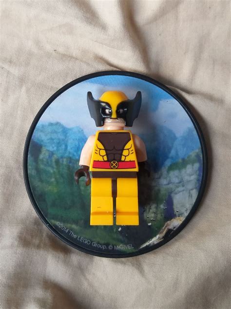 Ima De Geladeira Mini Figura Lego Wolverine Marvel Brinquedo Marvel