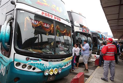 Mercado Del Transporte Interprovincial Viajar Por Perú