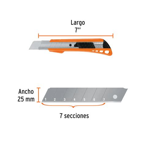 Cutter Mm Reforzado De Pl Stico Con Alma Met Lica Truper