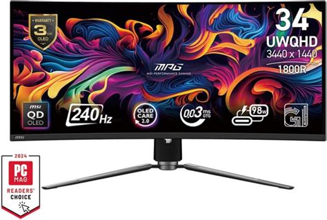 Amazon MSI MAG 271QPX QD OLED 27 OLED Gaming Monitor 2560 X 1440