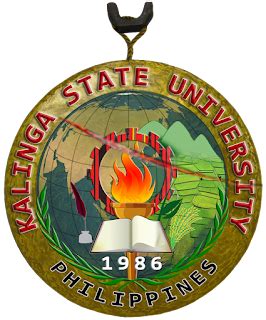 Writing... The Martian Way: Kalinga State University Logo (by the IT ...