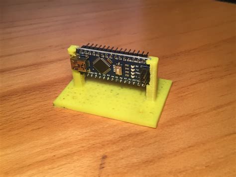 Free D File Remixed Mounting Bracket For Arduino Nano D Printing