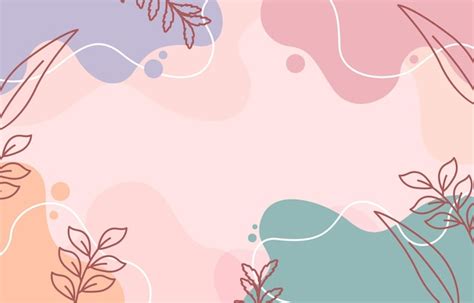 Premium Vector | Aesthetic Colorful Pastel Floral Fluid Abstract Background