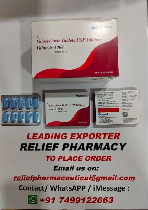 Mg Valcivir Valacyclovir Tablet At Rs Stripe Valacyclovir