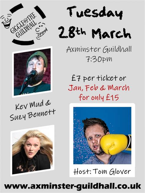 Giggle at the Guildhall | Comedy | News | Axminster Nub News | by Leigh Conley