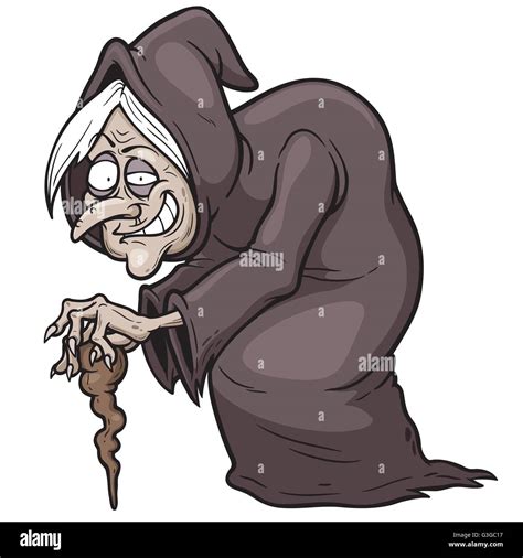 Bruja De Dibujos Animados Fotos e Imágenes de stock Alamy