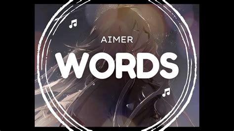 Words Aimer Romaji Indonesia English Lyrics Youtube