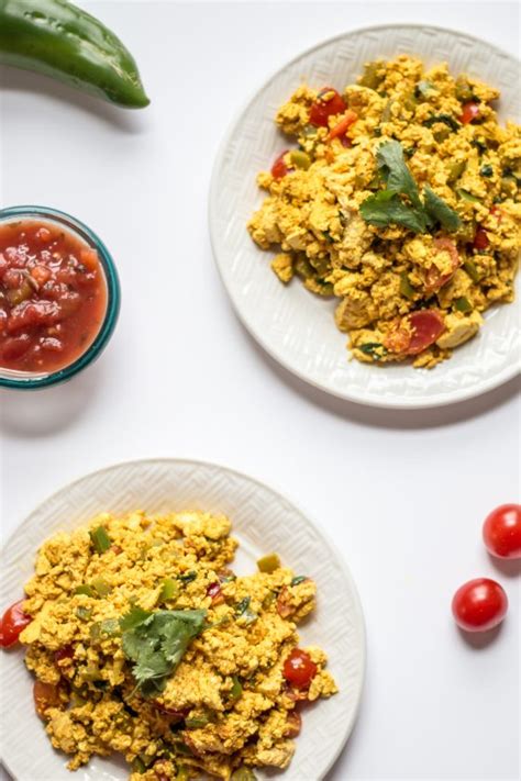 Basic Mexican Tofu Scramble The Nut Free Vegan