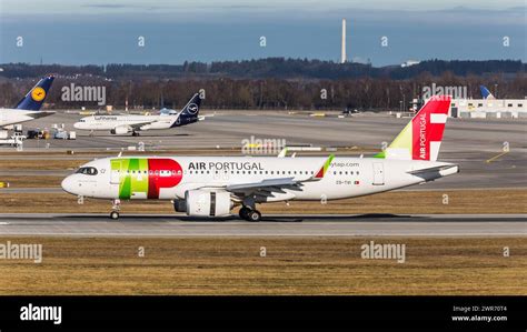 München Deutschland 1 Januar 2022 Ein Airbus A320 251N von TAP Air