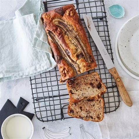 Bananenbrot Mit Schokolade Und Waln Ssen Living At Home