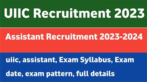 Uiic Recruitment Uiic Notification Out Youtube