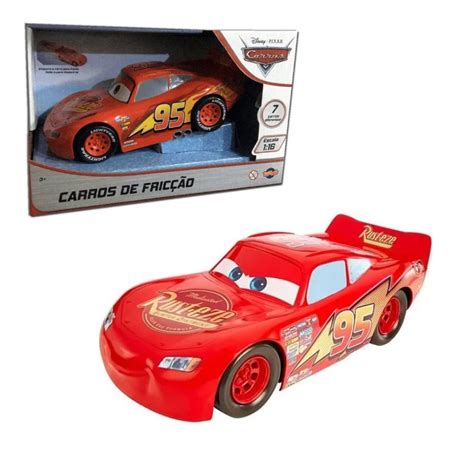 Carrinho Rel Mpago Mcqueen Grande Disney Brinquedo Original Shopee Brasil