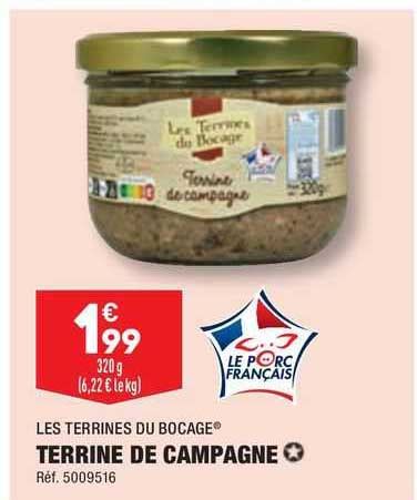 Promo Les Terrines Du Bocage Terrine De Campagne Chez Aldi ICatalogue Fr