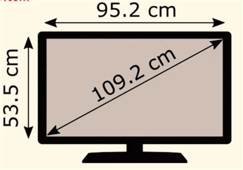 Ukuran TV 43 Inch Dalam Cm - Ricosta.id
