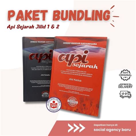 Jual Api Sejarah Paket Jilid 1 Dan 2 Original Ahmad Mansyur