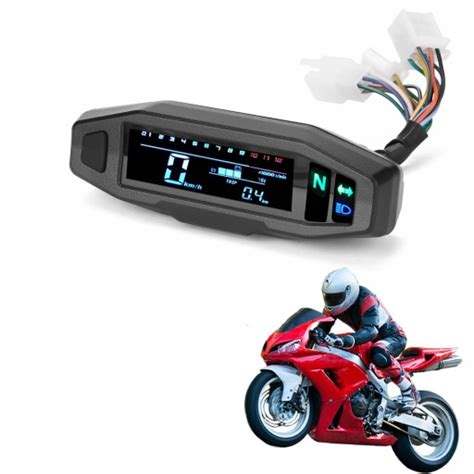 Cyfrowy Pr Dko Ciomierz Licznik Motocykl Lcd Za Z Z