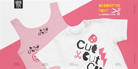 Cut Cut Cut font :: Behance