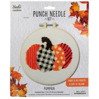 Pumpkin Punch Needle Kit Hobby Lobby 6035364 In 2024 Punch Needle