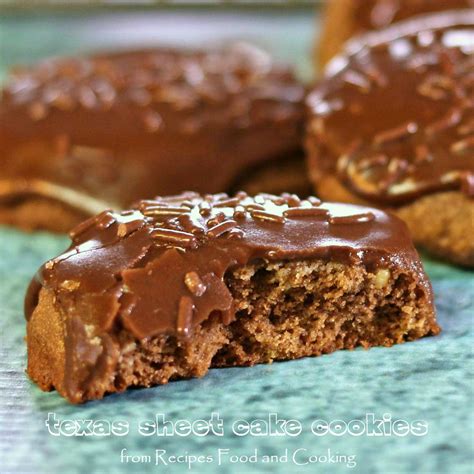 Texas Sheet Cake Cookies Recipes Food And Cooking