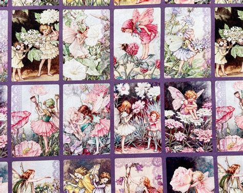 Vintage Fairy Fabric by Half Yard,fairies,fantasy - Etsy