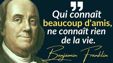 Citations Inspirantes De Benjamin Franklin Un Des P Res Fondateurs