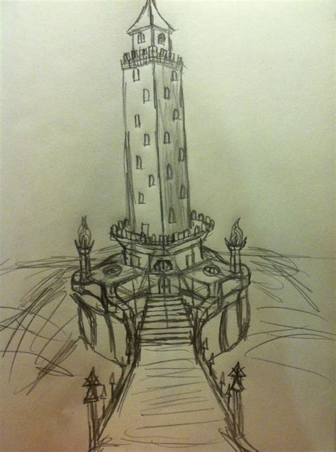 Wizard tower concept sketch by TheRavensBastard39 on DeviantArt