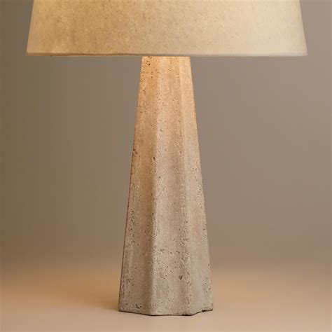 Concrete Pillar Table Lamp Base Table Lamp Lamp Table Lamp Base