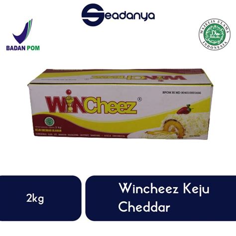 Wincheez Keju Cheddar 2kg Halal MUI BPOM Lazada Indonesia