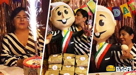 Mujer celebra cumpleaños con temática de AMLO VIDEO