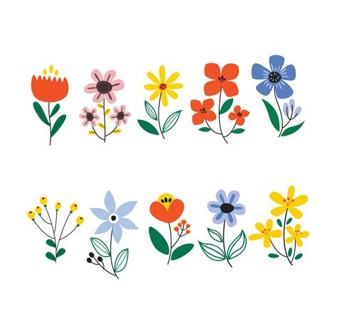 Spring Flowers Svg Masterbundles