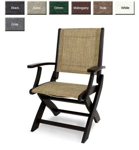 POLYWOOD® Coastal Folding Chair: OutdoorPolyFurniture.com