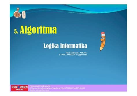 Pdf 5 Algoritma Logika Informatika Mti Stmik Amikommti Amikom Ac Id Gudang 2013 02 5