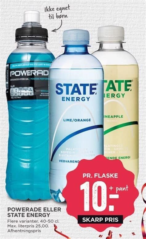 Powerade El State Energy Tilbud Hos Meny